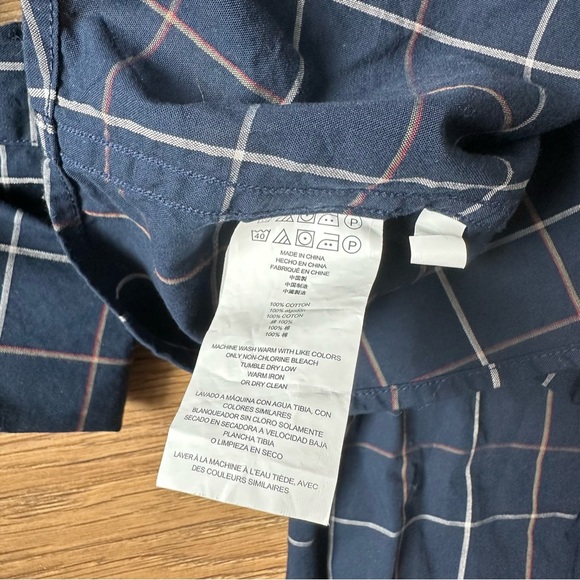 Michael Kors Men’s Checkered Button Down Shirt Size Medium - Picture 7 of 7